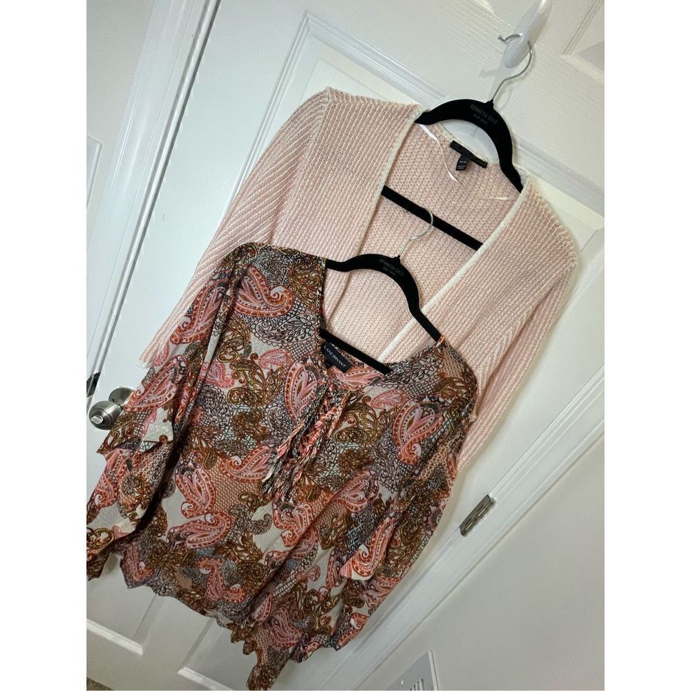 Lane Bryant bundle 14/16 cardigan long and blouse